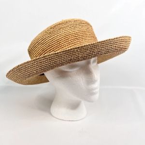 Helen Kaminski Raffia Sun Hat Natural Made in Australia